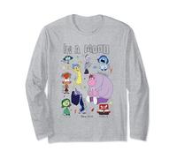 Pixar Inside Out 2 In A Mood Maglia a Manica