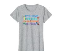Pixar Inside out 2 Joy Its Fine Im Fine Maglietta