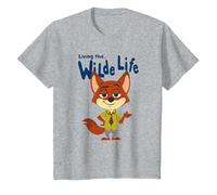 Pixar Zootopia Nick Wilde Life Fox Maglietta