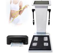 PixCy Analizzatore di Composizione Corporea Professionale 10.1" con Stampante: Bilancia Medica Digitale per Grasso,Massa Muscolare,BMI e Acqua Corporea,40 Parametri,per Palestre e Studi Medici