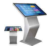 PixCy Chiosco Self-Service per Segnaletica Digitale 22"/32" Silver-22in | Schermo Touch Interattivo,Processore I5,4 Gb Di Ram E 128 Gb Di Memoria Interna,Risoluzione HD 1080p Con Supporto K-Style