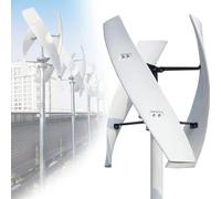 PixCy Generatore Eolico Ad ASSE Verticale Generatore Eolico Kit Completo 5kw/9kw Turbina Eolica Altro Generatore Eolico Energia Rinnovabile,per Terrazza Marine Camper Chalet Barca,5000W-24V