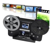 PixCy Scanner Pellicole 8 Mm,Digitalizzatore Pellicole 2,4 Pollici con Bobine 3" 4" 5" in File Digitali Mp4 1080p,Supporta Pellicole Sonore E Non Richiede Driver Computer