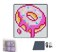 Pixel Art Display Digital Photo Frame,32 x 32 LED programmabile fai da te, accessori per il gioco, sveglia digitale, luce al neon, decorazione unica per l'illuminazione della stanza glam!