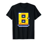 Pixel Art Lettera B Retro Gaming Alfabeto Maglietta