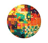 Pixel Art Pattern Button Pins 20 pezzi, 6,1 cm rotondo pulsante distintivo metallo foto foto personalizzato pin pulsanti kit per forniture artigianali Natale progetti fai da te feste