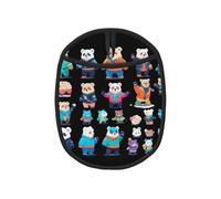 Pixel Bear Riot - 1 sottopentola in silicone per tavolo da cucina/picnic all'aperto/pentola calda essenziale (1-2 pezzi opzionali)