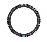 Pixel Bear Riot Coprivolante stampato, coprivolante universale da 15 pollici, antiscivolo, assorbe il sudore,