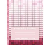 Pixel Blank Composition Notebook: Retro Pink and White Block Pixelated Design for Gamers | College Ruled Paper | 110 Pages | 7.5 x 9.25 in