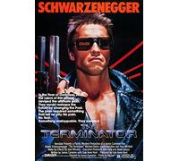 Pixel DemonMG Poster del film d'azione classico anni '80, The Terminator, formato A3