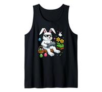 Pixel Easter Bunny Gamer - Divertente stile retrò videogioco Canotta
