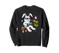 Pixel Easter Bunny Gamer - Divertente stile retrò videogioco Felpa