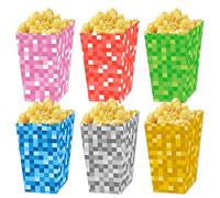 Pixel Festa di Compleanno Popcorn Scatole Pixel Theme Party Treat Box Video Gioco Tema Regalo Borse per Ragazzi Ragazze Giocatori Forniture di Compleanno