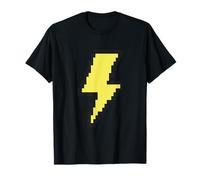 Pixel Gamer da gioco arcade retrò a 8 bit Bolt Of Lightning Top Maglietta