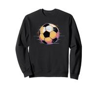 Pixel Glitch Art Pallone da Calcio Football Felpa