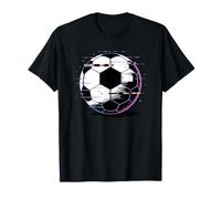Pixel Glitch Art Pallone da Calcio Football Maglietta