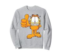 Pixel Graphics Cheeky Cat Lasagne Love Thumbs Up Art Classic Felpa