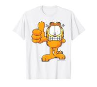Pixel Graphics Cheeky Cat Lasagne Love Thumbs Up Art Classic Maglietta
