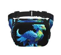 Pixel Griffin Pattern trendy trendy marsupio unisex viaggio sport messenger bag