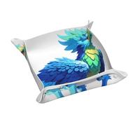 Pixel Griffin - Vassoio portaoggetti in pelle, portachiavi, monete, orologi, orecchini e altri accessori, un must per la casa