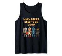 Pixel Knight Ninja Astronauta Robot Retro Gamer Gaming Canotta