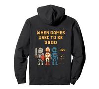 Pixel Knight Ninja Astronauta Robot Retro Gamer Gaming Felpa con Cappuccio
