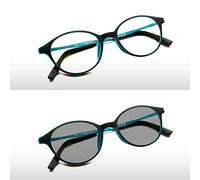 PIXEL LENS FOTOCROMATICI SUNNY OCEAN Occhiali PC,TV,Tablet,Gaming. Contro Stanchezza Occhi, Comfort Visivo, Montatura Leggera Acciaio-TR90, Certificati Luce blu -41% e UV -100%