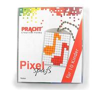 Pixel P90058-14501 Divertente set di spartiti per bambini con 10 medaglioni per pixellare, semplice sistema a innesto senza stirare e incollare, per asilo, scuola, compleanno e tempo libero