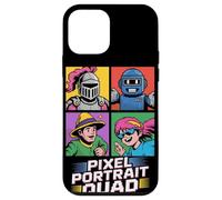 Pixel Portrait Quad Pop Culture Retro Videogioco Custodia per iPhone 12 mini