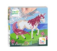 PIXEL- Quadro Creare 12 x 12 cm Unicorno, PX44012