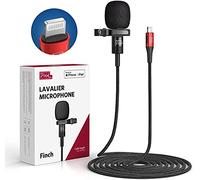 Pixel Voce Microfono Lavalier Compatibile con IPhone/IPad (Apple MFi-Certificato) Microfono Omnidirezionale per la registrazione video Livestream Vlog YouTube Facebook (9,8 piedi / 3 m Cavo)