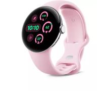 Google Pixel Watch 3 (41 mm) - Cassa color argento lucido - Cinturino rosa quarzo - LTE