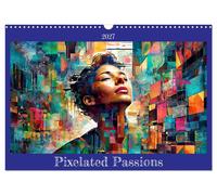 Pixelated Passions (Wall Calendar 2027 DIN A3 landscape), CALVENDO 12 Month Wall
