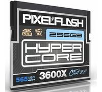 PixelFlash Scheda veloce CFast 2.0 da 256 GB, 3600X HyperCore 565 MB/s SATA3 VPG180 C, compatibile con fotocamere DSLR e cinematografiche