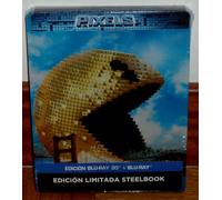 PIXELS STEELBOOK EDIZIONE LIMITATA BLU-RAY 3D+BLU-RAY SIGILLATO NUOVO A-B-C