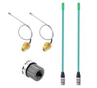 Pixelure 10dBi Gain/868MHz Antenna LoRa per ESP32/LoRa32 V3/LoRa32u4 II, SMA Maschio 195 mm + Cavo da (U.FL IPX) a SMA Femmina per Meshtastic LoRa Long Range Soft Whip-Antenne (2 Pezzi-Verde)