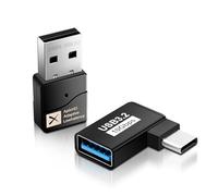 Pixelure Aptx Adattatore Dongle USB Bluetooth 5.2 per PC/PS4/PS5 Console Bassa Latenza, Chiavetta Trasmettitore Audio Wireless per Cuffie e Auricolari