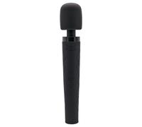 Pixey Deluxe Black Velvet - vibratore wand M (nero)
