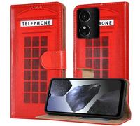 PIXFAB Custodia per chiave HMD, custodia a portafoglio in pelle per telefono, custodia magnetica a libro [protezione RFID e slot per schede] e [cavalletto] custodia per chiave HMD - telefono