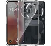 PIXFAB for Nothing Phone 3A, custodia trasparente per telefono, antiurto [ultra sottile] resistente ai graffi in gel di silicone [custodia protettiva] per niente telefono 3A - trasparente