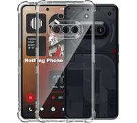 PIXFAB for Nothing Phone 3A Pro, custodia trasparente per telefono, antiurto [ultra sottile] resistente ai graffi in gel di silicone [custodia protettiva] per niente Phone 3A Pro, trasparente