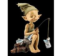 Pixie Folletto Figura - Pescatore Petri Heil | Gnom Nano Decorazione