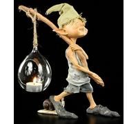 Pixie Folletto Portacandela - Ich Vai Con Meiner Lanterna - Figura Decorativa