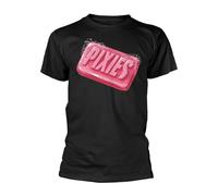 PIXIES - WASH UP BLACK T-Shirt, Front & Back Print Small