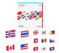 PIXIO Set di Costruzioni magnetiche Flags