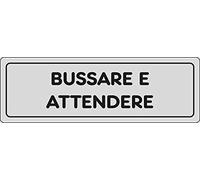 PIXLEMON Adesivo cm 15x5 BUSSARE E Attendere