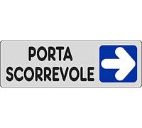 PIXLEMON Adesivo cm 15x5 Porta Scorrevole (a Destra)