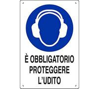 PIXLEMON Cartello polionda cm 60x40 È OBBLIGATORIO Proteggere L'UDITO