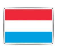 Pixly® Calamita da frigorifero con bandiera del Lussemburgo, misura grande, souvenir del Lussemburgo, idea regalo