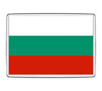 Pixly® Calamita da frigorifero con bandiera della Bulgaria, grande, grande, souvenir di campagna bulgara, calamite da frigorifero, idea regalo